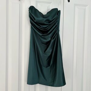 Windsor Green Strapless Sheath Dress